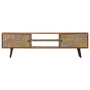 Mueble de TV madera maciza de acacia 140x30x40 cm de , Muebles TV - Ref: Foro24-247682, Precio: 323,25 €, Descuento: -5%%