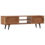 Mueble de TV madera maciza de acacia 140x30x40 cm de , Muebles TV - Ref: Foro24-247682, Precio: 323,25 €, Descuento: -5%%