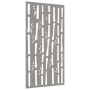 Adorno de pared de jardín acero corten diseño bambú 105x55 cm de , Carteles, copias y arte visual - Ref: Foro24-824481, Preci...