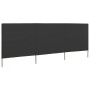 Paravientos de playa de 3 paneles tela gris antracita 400x160cm de , Sombrillas - Ref: Foro24-47150, Precio: 59,87 €, Descuen...