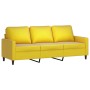 Juego de sofás con cojines 3 piezas terciopelo amarillo de , Sofás - Ref: Foro24-3201482, Precio: 590,15 €, Descuento: %