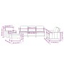 Juego de sofás con cojines 4 piezas terciopelo rosa de , Sofás - Ref: Foro24-3201489, Precio: 749,79 €, Descuento: %