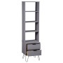 Estantería New York madera maciza de pino gris de , Librerías y estanterías - Ref: Foro24-321142, Precio: 80,88 €, Descuento: %