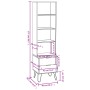 Estantería New York madera maciza de pino gris de , Librerías y estanterías - Ref: Foro24-321142, Precio: 80,88 €, Descuento: %
