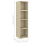 Muebles de salón de pared 2 uds madera ingeniería roble Sonoma de , Muebles TV - Ref: Foro24-3079784, Precio: 118,64 €, Descu...