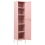 Armario taquilla de acero rosa 35x46x180 cm de , Taquillas y armarios de almacenamiento - Ref: Foro24-336256, Precio: 194,54 ...