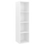 Muebles de salón de pared 4 piezas madera de ingeniería blanco de , Muebles TV - Ref: Foro24-3079889, Precio: 228,41 €, Descu...