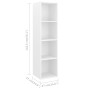 Muebles de salón de pared 4 piezas madera de ingeniería blanco de , Muebles TV - Ref: Foro24-3079889, Precio: 228,41 €, Descu...