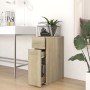 Armario boticario madera contrachapada color roble 20x45,5x60cm de , Taquillas y armarios de almacenamiento - Ref: Foro24-804...