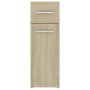 Armario boticario madera contrachapada color roble 20x45,5x60cm de , Taquillas y armarios de almacenamiento - Ref: Foro24-804...