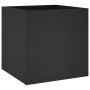 Jardinera de madera contrachapada negra 40x40x40 cm de , Maceteros y jardineras - Ref: Foro24-808793, Precio: 31,88 €, Descue...
