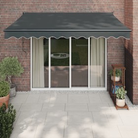 Toldo retráctil aluminio y tela gris antracita 3x2,5 m de , Toldos - Ref: Foro24-3154461, Precio: 200,32 €, Descuento: %