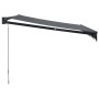 Toldo retráctil aluminio y tela gris antracita 3x2,5 m de , Toldos - Ref: Foro24-3154461, Precio: 200,32 €, Descuento: %