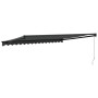 Toldo retráctil aluminio y tela gris antracita 4x3 m de , Toldos - Ref: Foro24-3154463, Precio: 254,57 €, Descuento: %