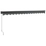 Toldo retráctil aluminio y tela gris antracita 4x3 m de , Toldos - Ref: Foro24-3154463, Precio: 254,57 €, Descuento: %