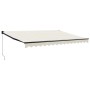 Toldo retráctil aluminio y tela color crema 4,5x3 m de , Toldos - Ref: Foro24-3154454, Precio: 295,23 €, Descuento: %