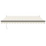 Toldo retráctil aluminio y tela color crema 4,5x3 m de , Toldos - Ref: Foro24-3154454, Precio: 295,23 €, Descuento: %