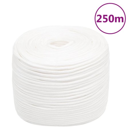 Cuerda de barco polipropileno blanco intenso 6 mm 250 m de , Sogas y cuerdas metálicas - Ref: Foro24-152552, Precio: 38,95 €,...