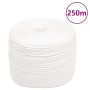 Cuerda de barco polipropileno blanco intenso 6 mm 250 m de , Sogas y cuerdas metálicas - Ref: Foro24-152552, Precio: 38,95 €,...