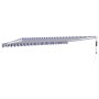 Toldo retráctil automático azul y blanco 5x3 m de , Toldos - Ref: Foro24-3154475, Precio: 454,83 €, Descuento: %