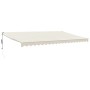 Toldo retráctil automático color crema 5x3 m de , Toldos - Ref: Foro24-3154480, Precio: 486,52 €, Descuento: -5%%