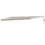 Toldo retráctil automático color crema 5x3 m de , Toldos - Ref: Foro24-3154480, Precio: 486,52 €, Descuento: -5%%
