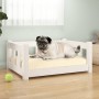 Cama para perros madera maciza de pino blanco 65,5x50,5x28 cm de , Camas para perros - Ref: Foro24-820188, Precio: 52,57 €, D...