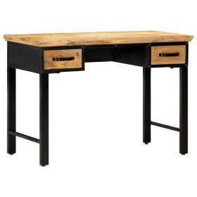 Mesa escritorio madera maciza de mango 110x50x76 cm de , Escritorios - Ref: Foro24-247758, Precio: 306,44 €, Descuento: -5%%