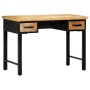 Mesa escritorio madera maciza de mango 110x50x76 cm de , Escritorios - Ref: Foro24-247758, Precio: 306,44 €, Descuento: -5%%