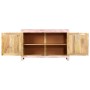 Aparador de madera maciza de mango rosa claro 110x35x70 cm | Foro24.es | Tu tienda online para hogar, jardín y más Foro24.es