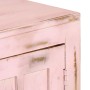 Aparador de madera maciza de mango rosa claro 110x35x70 cm | Foro24.es | Tu tienda online para hogar, jardín y más Foro24.es