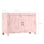 Aparador de madera maciza de mango rosa claro 110x35x70 cm | Foro24.es | Tu tienda online para hogar, jardín y más Foro24.es