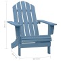 Silla de jardín Adirondack madera maciza de abeto azul de , Sillas de jardín - Ref: Foro24-315875, Precio: 100,12 €, Descuent...