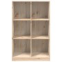 Estantería de madera maciza de pino 70x33x110 cm de , Librerías y estanterías - Ref: Foro24-836141, Precio: 106,36 €, Descuen...