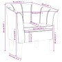 Sillón cuero sintético blanco de , Sillones - Ref: Foro24-356488, Precio: 176,67 €, Descuento: -5%%