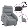 Sillón de masaje reclinable de pie de tela gris claro de , Sillones - Ref: Foro24-3204992, Precio: 285,32 €, Descuento: %