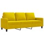 Sofá de 3 plazas terciopelo amarillo 180 cm de , Sofás - Ref: Foro24-359215, Precio: 255,18 €, Descuento: %
