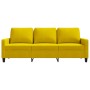 Sofá de 3 plazas terciopelo amarillo 180 cm de , Sofás - Ref: Foro24-359215, Precio: 255,18 €, Descuento: %