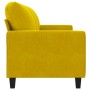 Sofá de 3 plazas terciopelo amarillo 180 cm de , Sofás - Ref: Foro24-359215, Precio: 255,18 €, Descuento: %