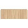 Muebles para TV de pared 2 unidades roble Sonoma 60x30x41 cm de , Muebles TV - Ref: Foro24-836943, Precio: 79,42 €, Descuento: %