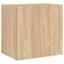 Muebles de TV de pared 6 pzas madera de ingeniería roble Sonoma de , Muebles TV - Ref: Foro24-3216473, Precio: 186,75 €, Desc...