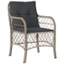 Set comedor jardín 7 pzas y cojines ratán sintético gris claro de , Conjuntos de jardín - Ref: Foro24-3212178, Precio: 813,05...