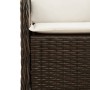 Set comedor para jardín 9 pzas y cojines ratán sintético marrón de , Conjuntos de jardín - Ref: Foro24-3211947, Precio: 1,00 ...