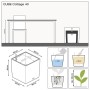 LECHUZA Macetero CUBE Cottage 40 ALL-IN-ONE color moca de , Maceteros y jardineras - Ref: Foro24-442086, Precio: 72,36 €, Des...