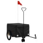 Remolque para bicicleta hierro negro 45 kg de , Remolques para bicicletas - Ref: Foro24-94115, Precio: 114,73 €, Descuento: %