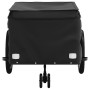 Remolque para bicicleta hierro negro 45 kg de , Remolques para bicicletas - Ref: Foro24-94115, Precio: 114,73 €, Descuento: %