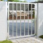 Puerta de jardín de acero inoxidable 100x100 cm de , Puertas de jardín - Ref: Foro24-376469, Precio: 187,13 €, Descuento: %