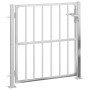 Puerta de jardín de acero inoxidable 100x100 cm de , Puertas de jardín - Ref: Foro24-376469, Precio: 187,13 €, Descuento: %
