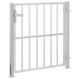 Puerta de jardín de acero inoxidable 100x100 cm de , Puertas de jardín - Ref: Foro24-376469, Precio: 187,13 €, Descuento: %