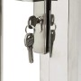 Puerta de jardín de acero inoxidable 100x100 cm de , Puertas de jardín - Ref: Foro24-376469, Precio: 187,13 €, Descuento: %